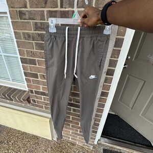 Nike Air Force 1 Woven Athletic Men's Track Pants Grey  Sz S AH4068-202